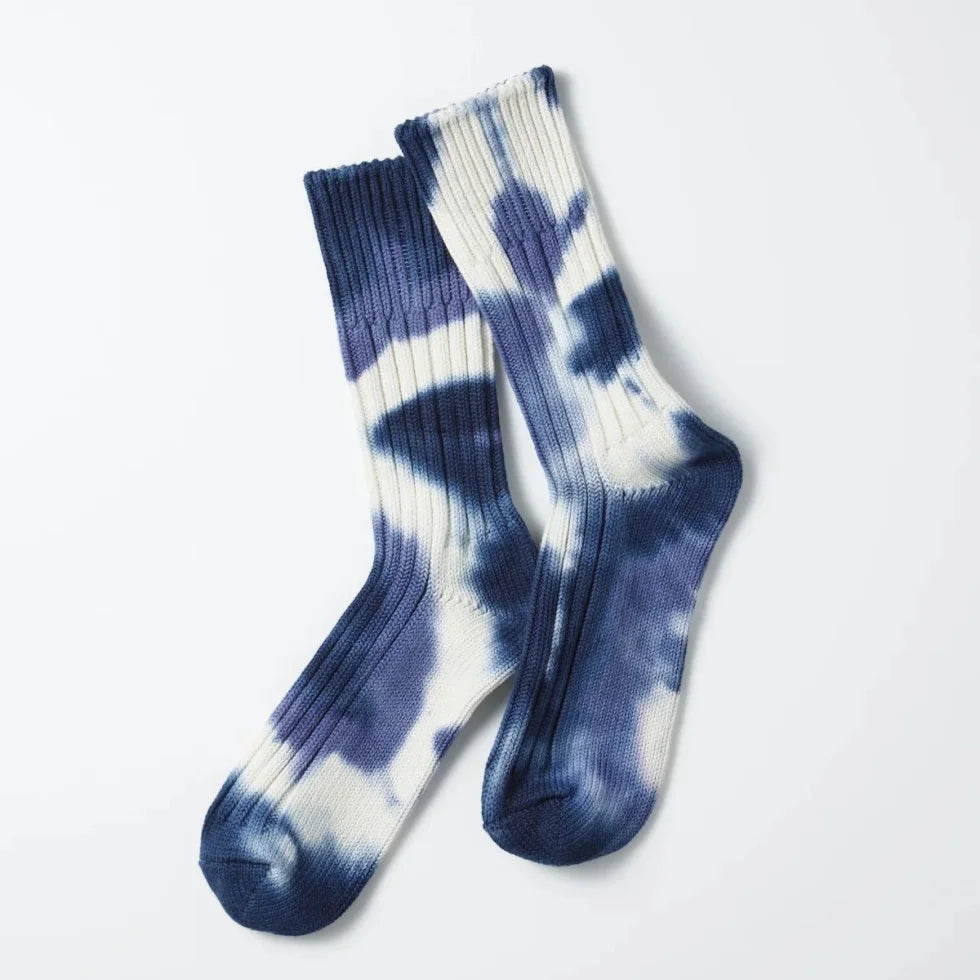 ROTOTO ロトト / CHUNKY RIBBED CREW SOCKS”TIE DYE” チャンキーリベットクルーソックスタイダイ