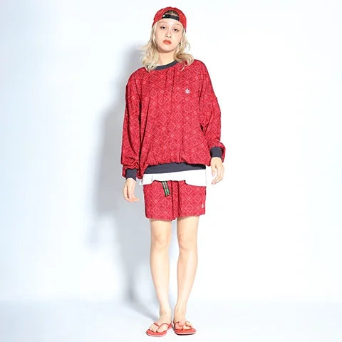 ALDIES アールディーズ / Tehran Big Crew Neck テヘランビッグクルーネック (RED レッド)