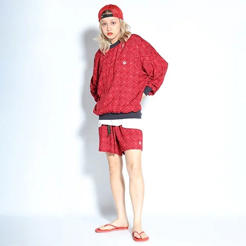 ALDIES アールディーズ / Tehran Big Crew Neck テヘランビッグクルーネック (RED レッド)