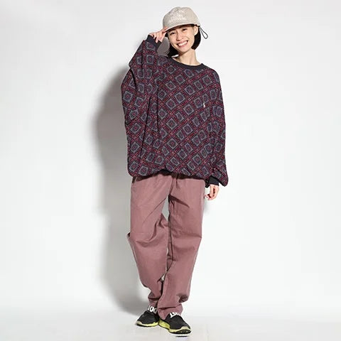 ALDIES アールディーズ / Tehran Big Crew Neck テヘランビッグクルーネック (NAVY ネイビー)