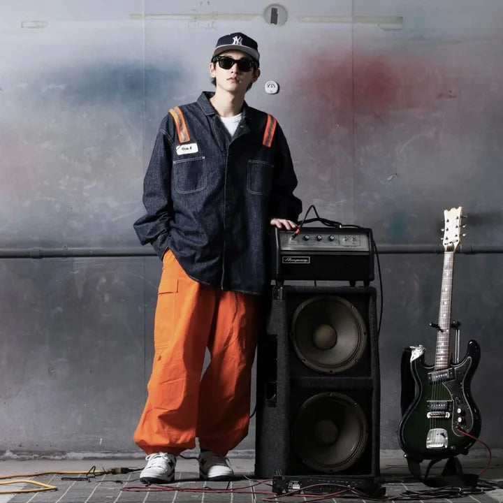 IMPRESTORE インプレストア / RANDY RIP | EASY TROUSERS ランディーリップイージートラウザーズ (ORANGE オレンジ)