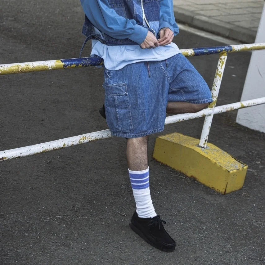 IMPRESTORE インプレストア / Randy-short-6.5oz Denim ランディーショーツ6.5オンスデニム (VINTAGE WASH ヴィンテージウォッシュ)