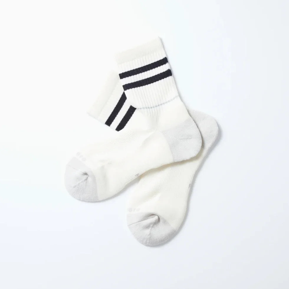 ROTOTO ロトト / ALLROUNDER ”2 STRIPE MERINO CREW SOCKS ” オールラウンダーツーストライプメリノクルーソックス