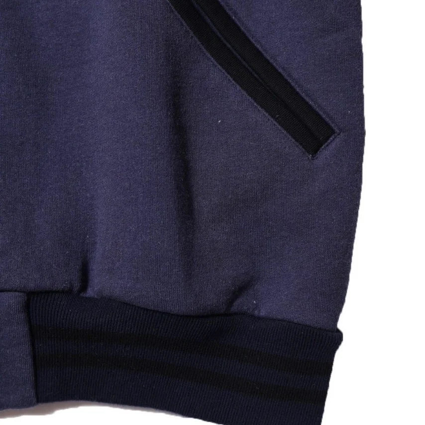 IMPRESTORE インプレストア / Chunk | varsity jacket ヴァーシティージャケット (NAVY×BLACK ネイビーブラック)