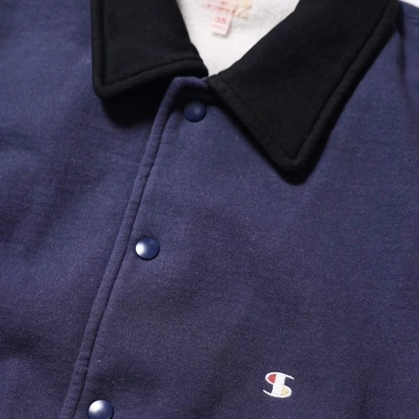 IMPRESTORE インプレストア / Chunk | varsity jacket ヴァーシティージャケット (NAVY×BLACK ネイビーブラック)