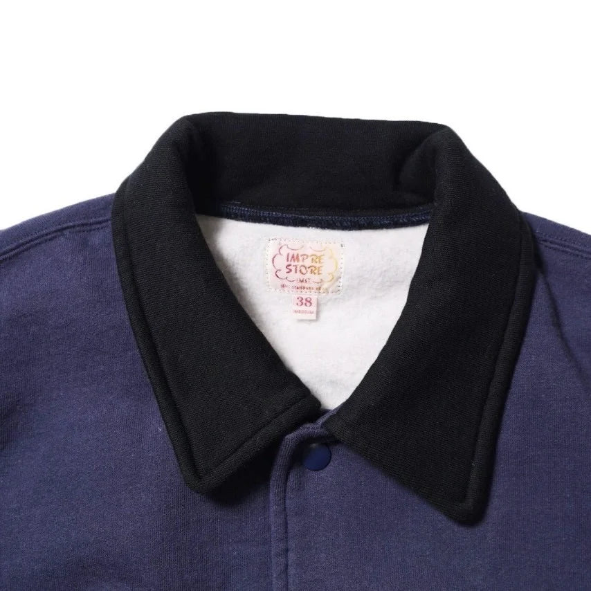 IMPRESTORE インプレストア / Chunk | varsity jacket ヴァーシティージャケット (NAVY×BLACK ネイビーブラック)