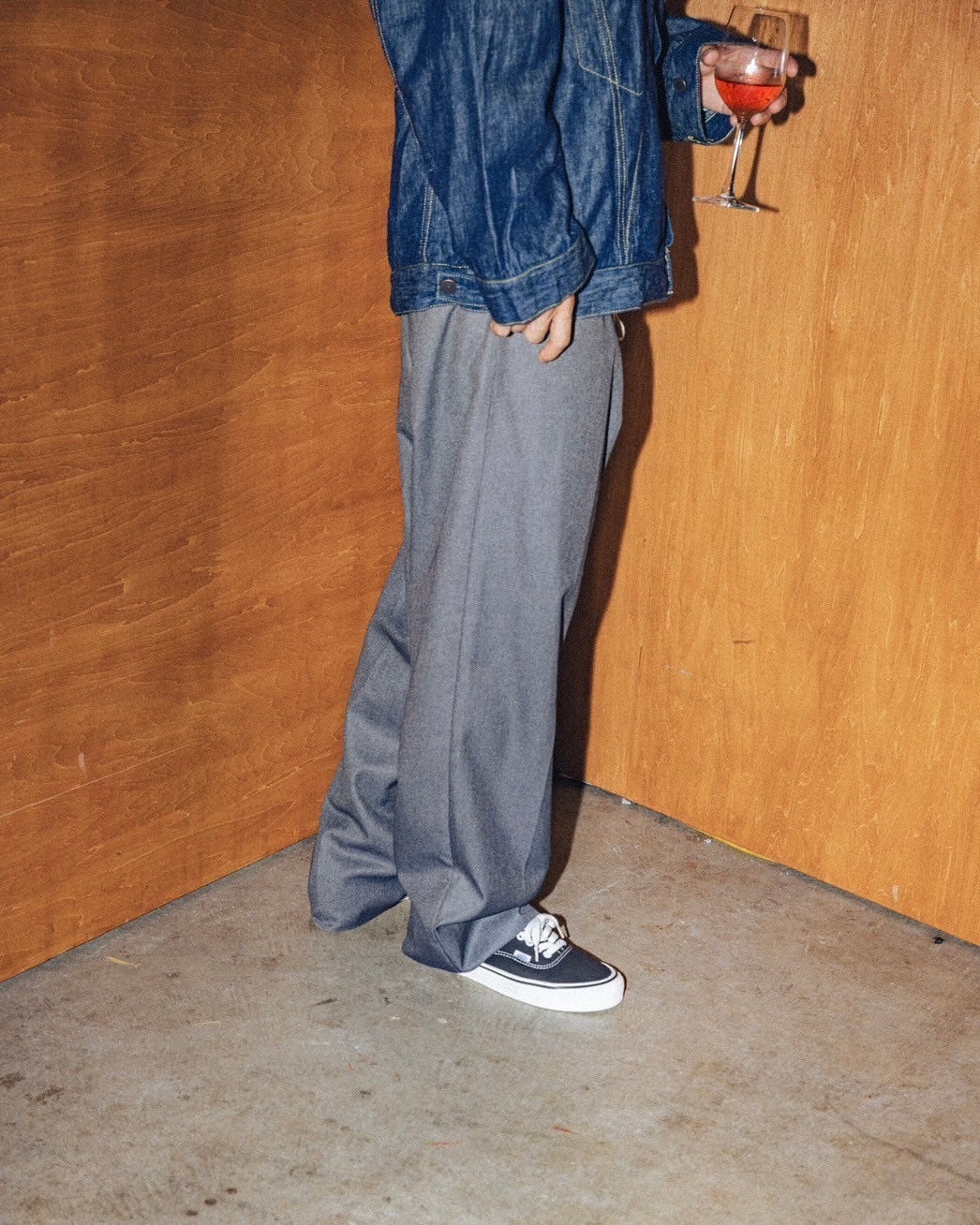 IMPRESTORE インプレストア / DOC-Prest | Frisco Pants -sta-prest twill フリスコパンツ (CHARCOAL チャコール)