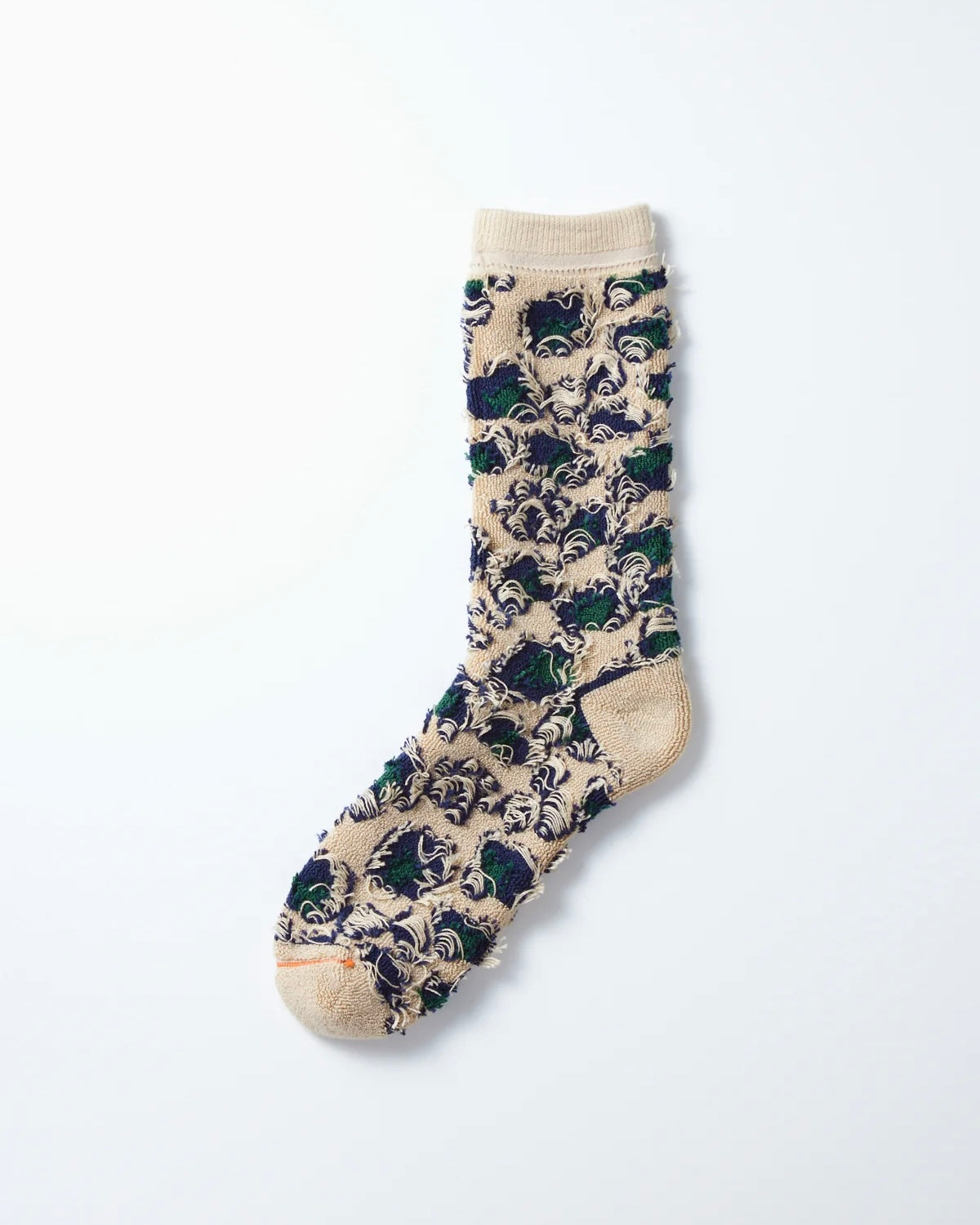 ROTOTO ロトト / PILE LEOPARD CREW SOCKS パイルレオパードクルーソックス