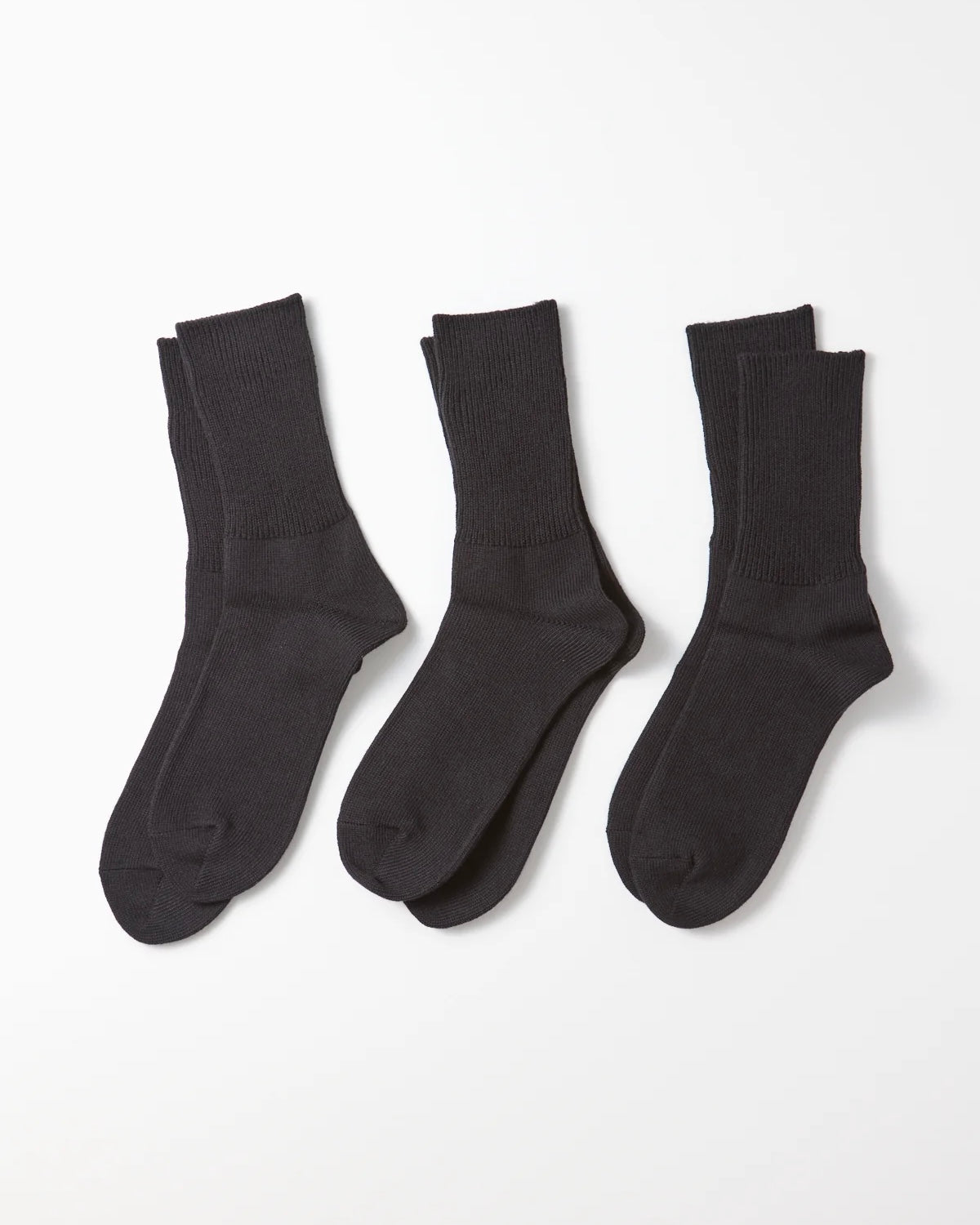 ROTOTO ロトト / ORGANIC DAILY 3 PACK RIBBED CREW SOCKS オーガニックコットン3パックリブクルーソックス