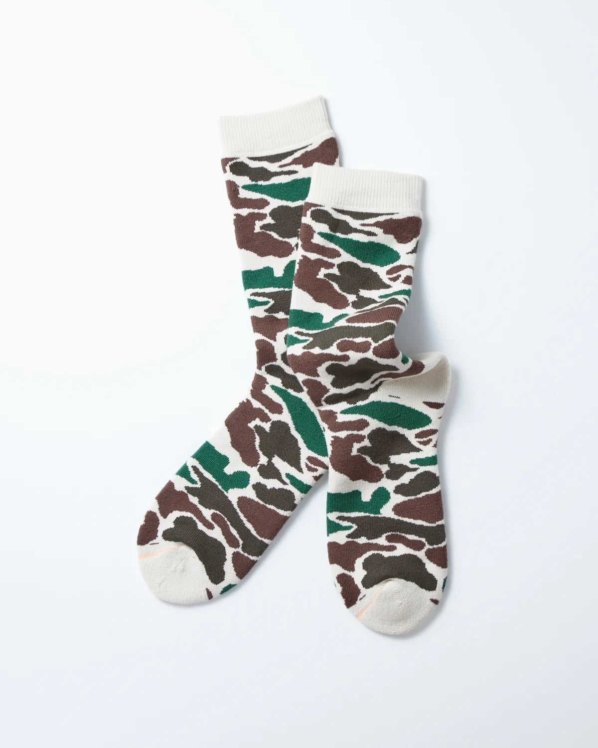 ROTOTO ロトト / PILE CAMO CREW SOCKS パイルカモクルーソックス