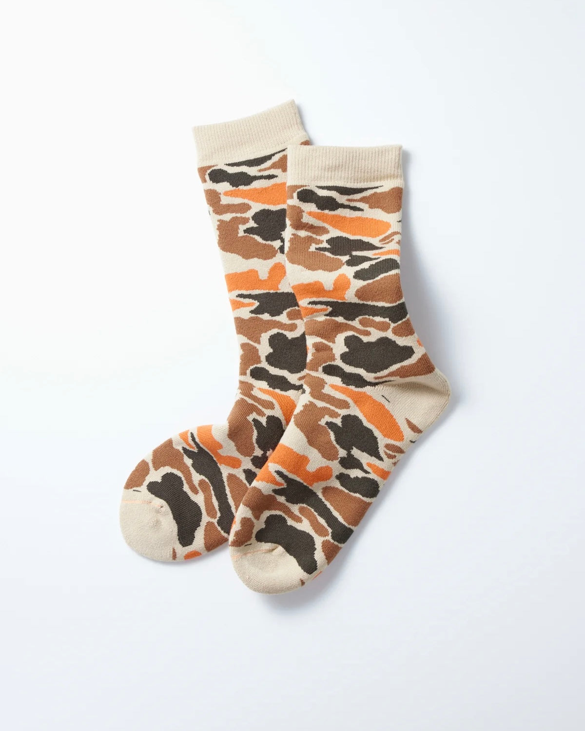 ROTOTO ロトト / PILE CAMO CREW SOCKS パイルカモクルーソックス