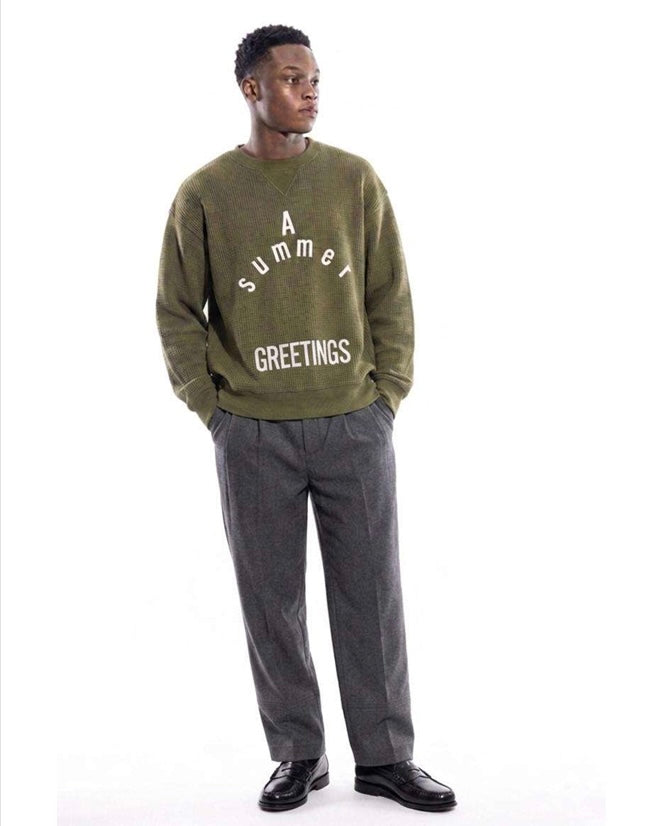 modemdesign モデムデザイン / TWO TUCK STANDARD PANTS ツータックスタンダードパンツ (GRAY グレー)