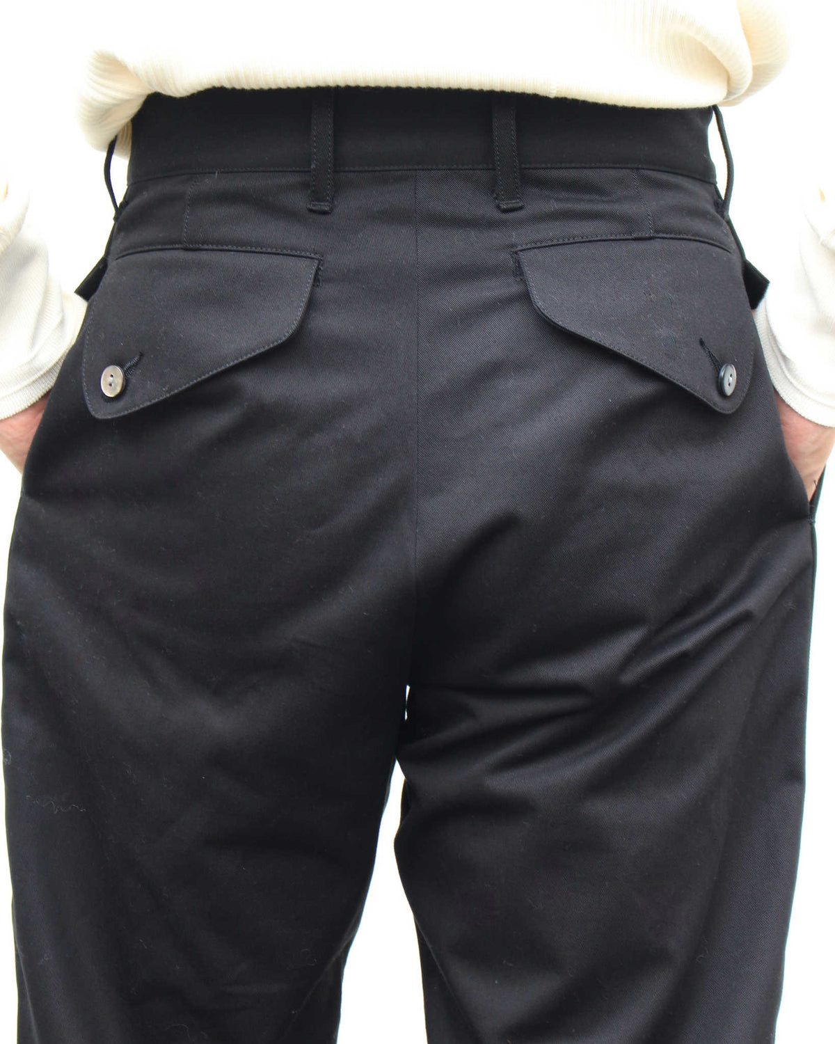 C.M.P,Y シーエムピーワイ / No.31 Chino Pants チノパンツ (BLACK ブラック)