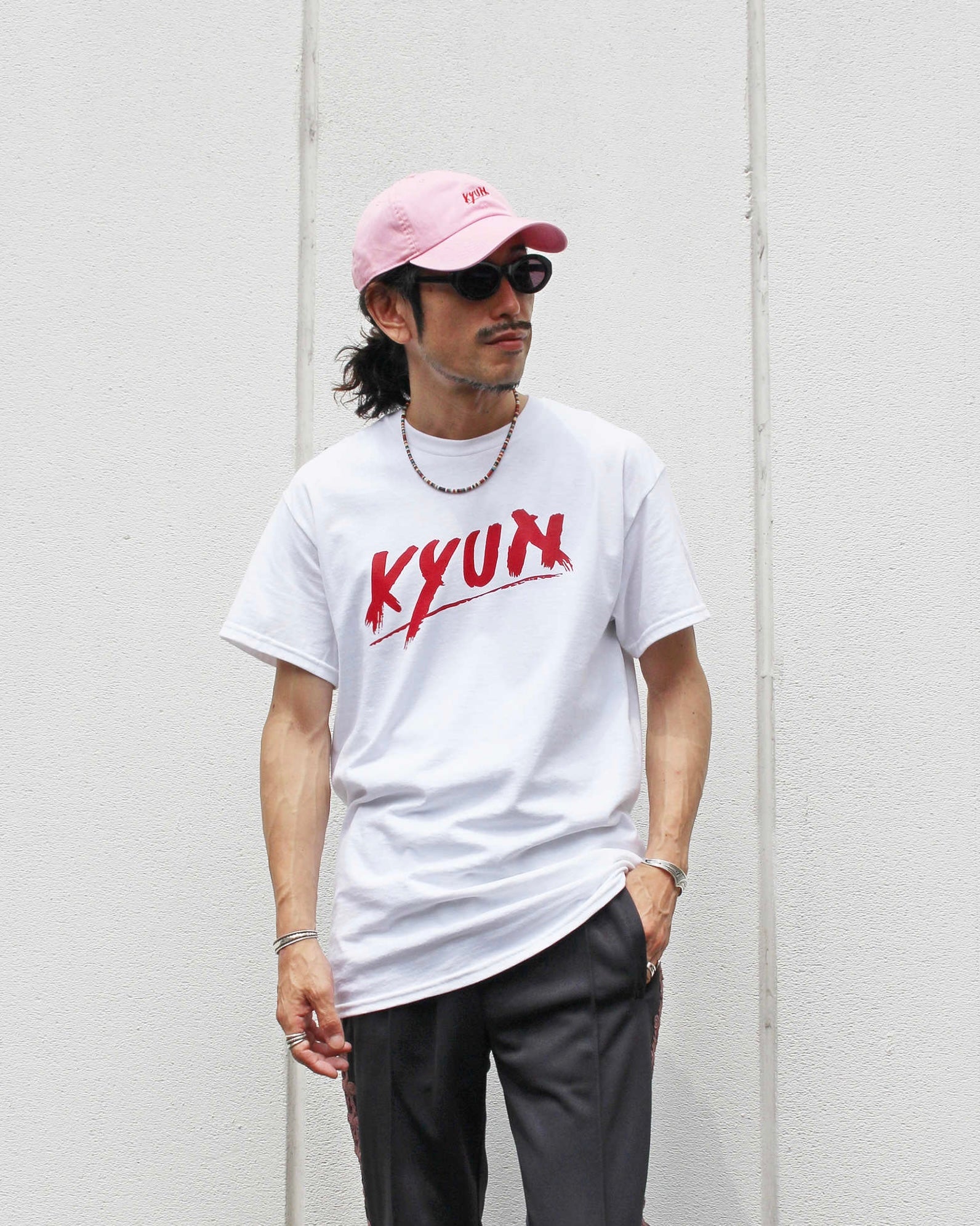 O.K. オーケー / KYUN S/S TEE キュンティー (WHITE ホワイト)