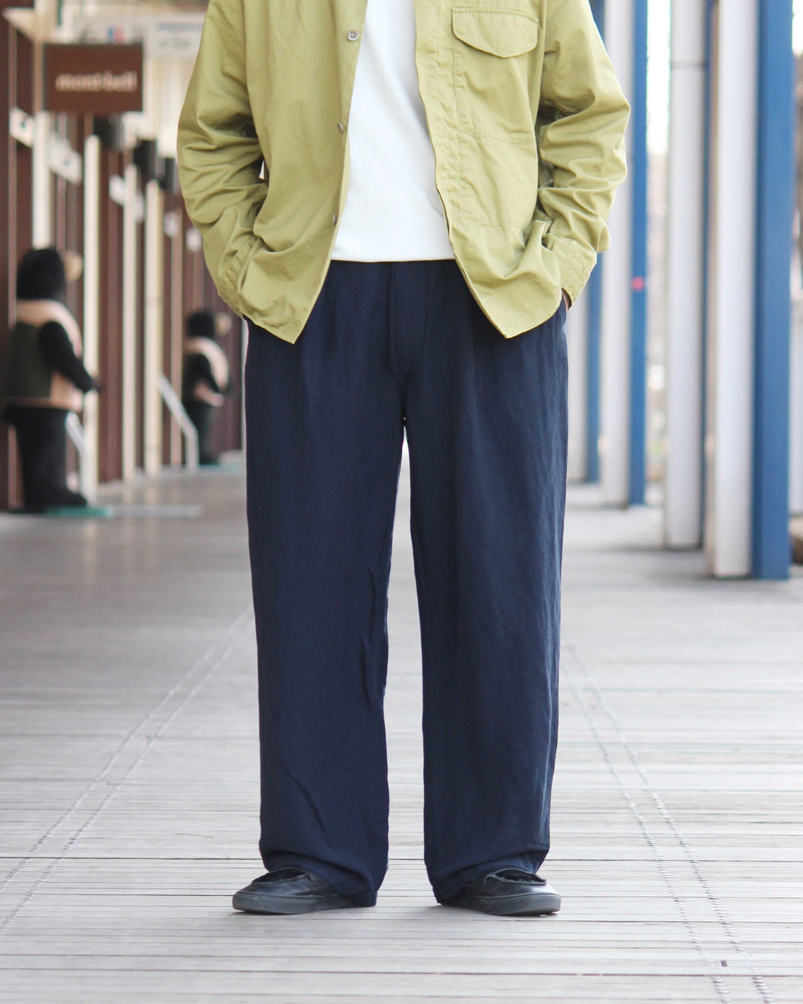 Nasngwam. ナスングワム / LABORER PANTS ラボラーパンツ (DARK NAVY ダークネイビー)