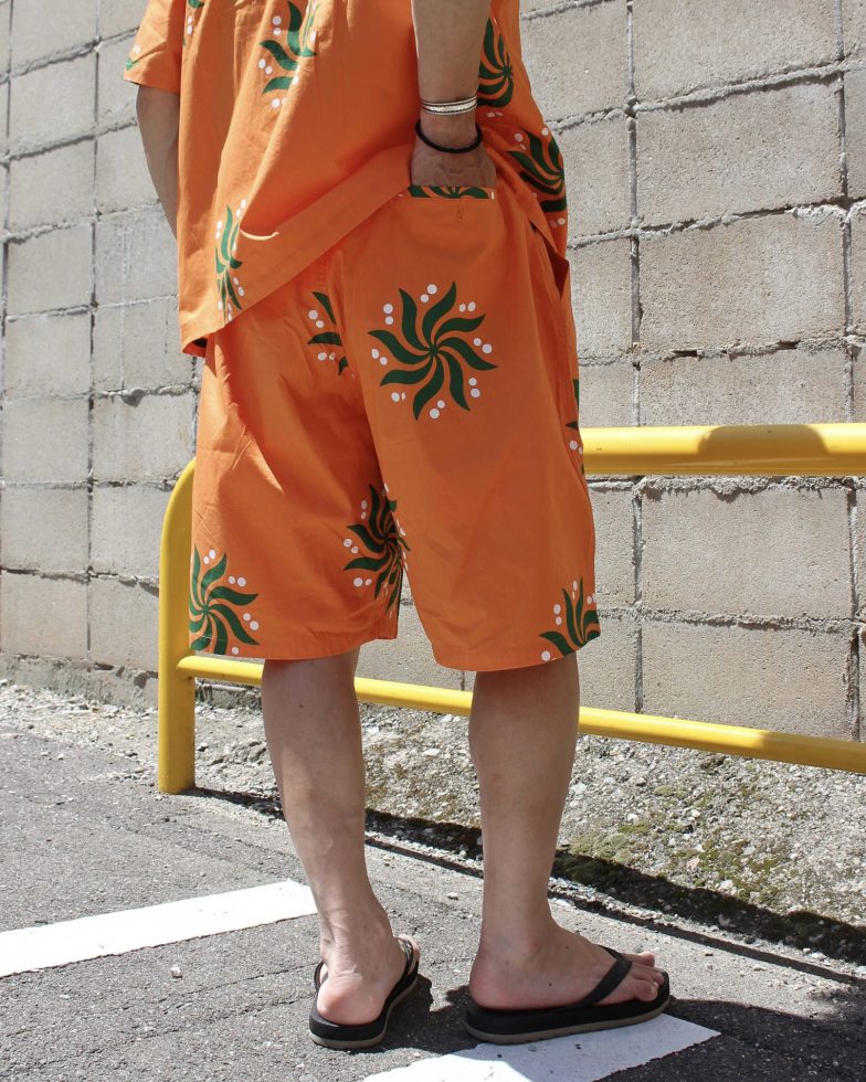 HAVE A GRATEFUL DAY ハブアグレイトフルデイ / BOARD SHORTS ボードショーツ (ORANGE オレンジ)