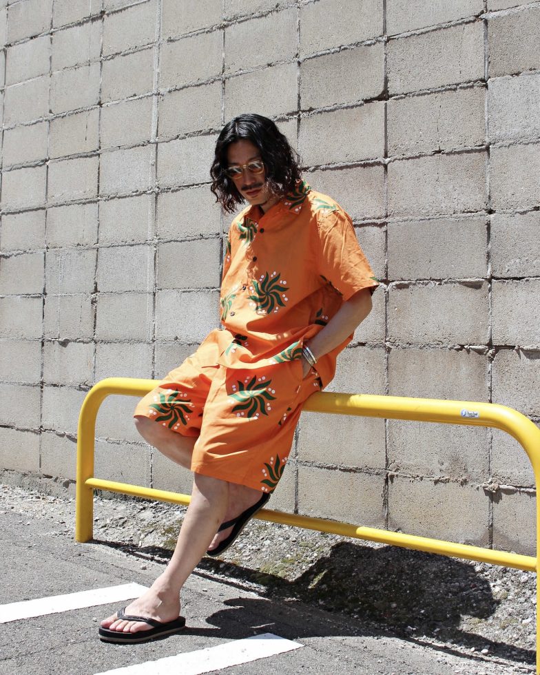 HAVE A GRATEFUL DAY ハブアグレイトフルデイ / BOARD SHORTS ボードショーツ (ORANGE オレンジ)