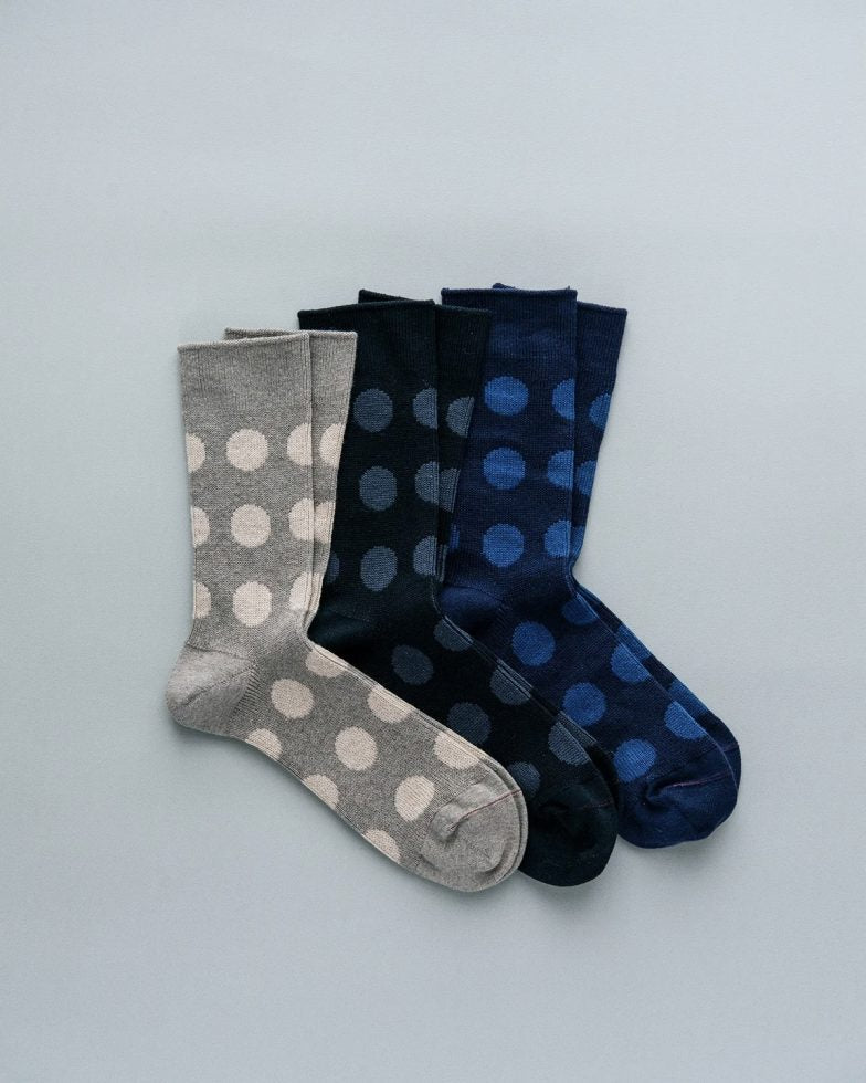 ROTOTO ロトト / PORTHOLE DOT SOCKS ポートホール ドット ソックス