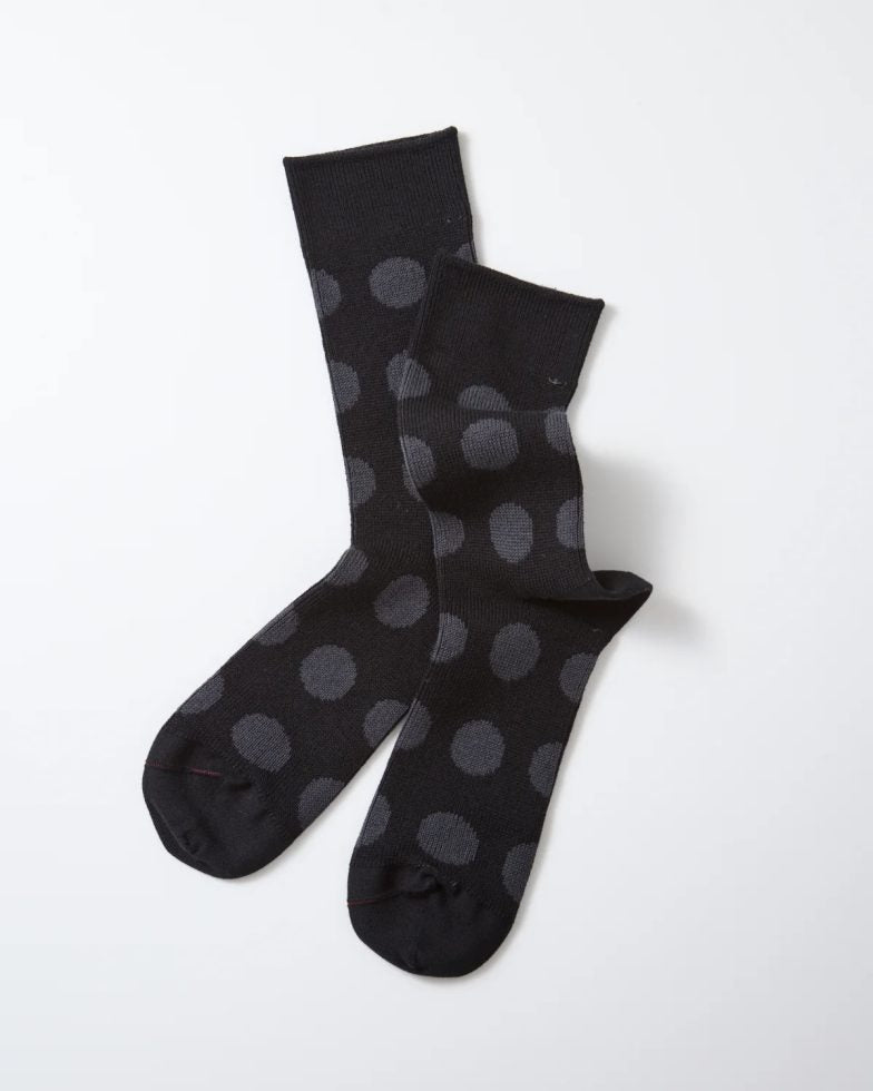 ROTOTO ロトト / PORTHOLE DOT SOCKS ポートホール ドット ソックス