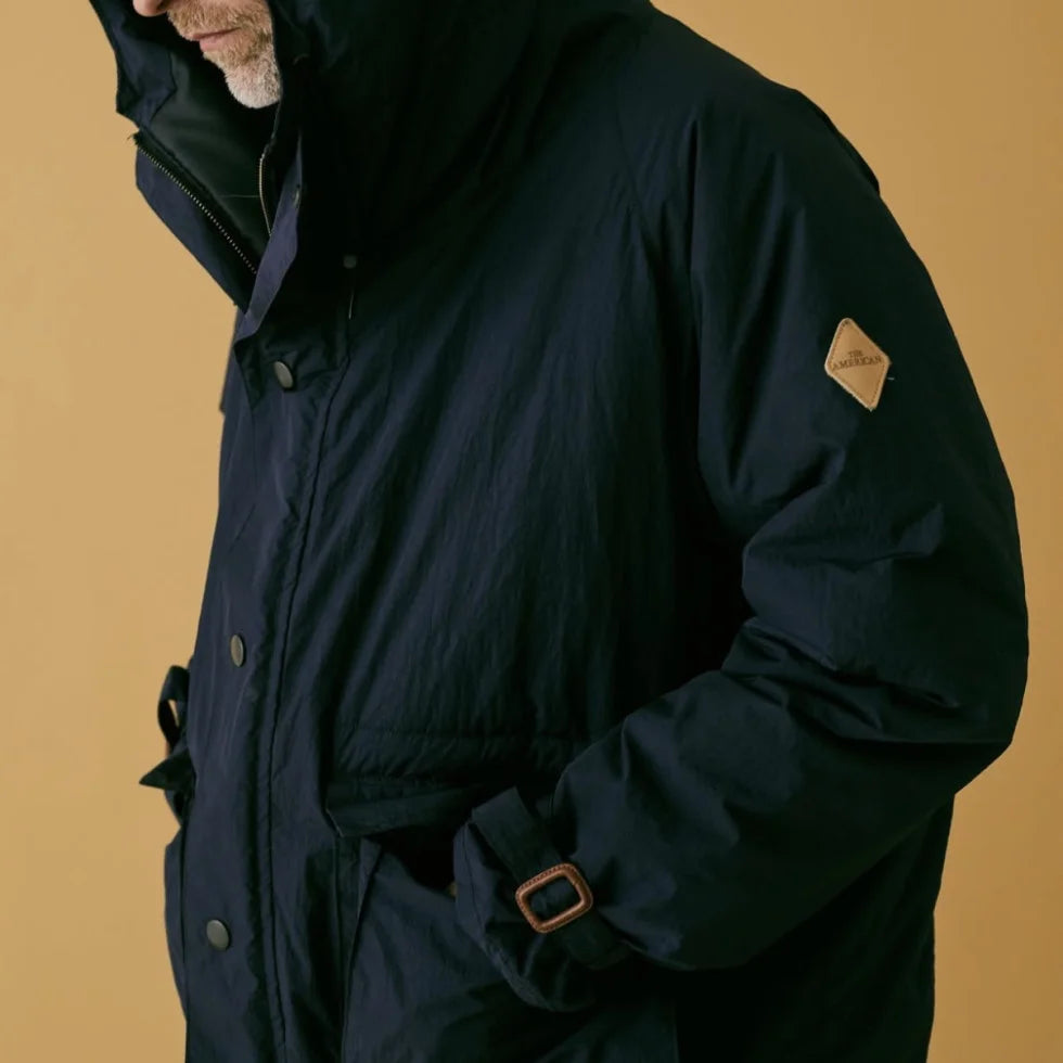 melple メイプル / Mounterey Classic Parka マウンテリークラシックパーカー (Recycle Nylon リサイクルナイロン / NAVY ネイビー)