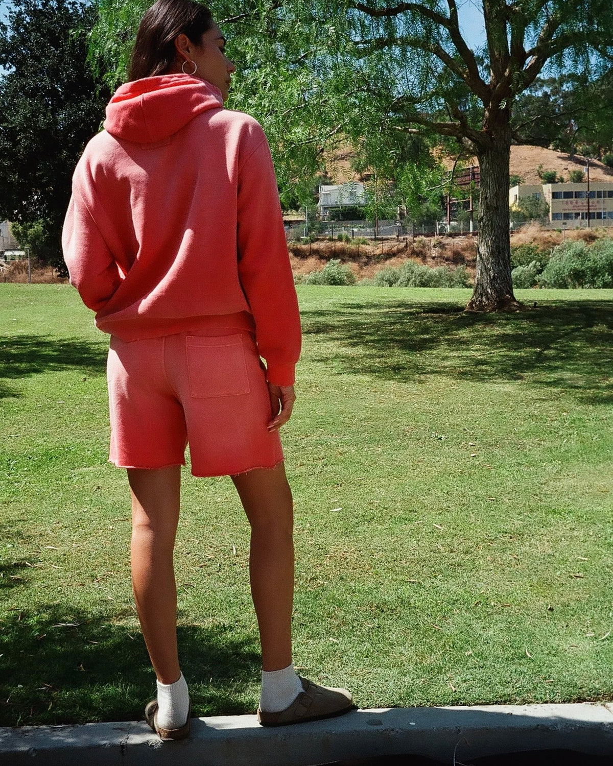 MOOJIMOOJI ムージームージー / CLASSIC 1930 HOODIE AGED クラシック1930フーディー (CORAL コーラル)
