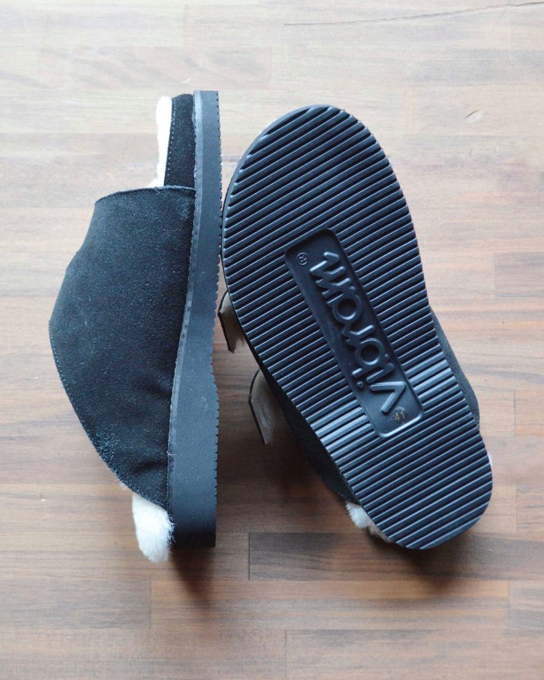 Commodities コモディティーズ / EASY WARM BELTED SLIDE イージーウォームベルテッドスライド (BLACK ブラック)