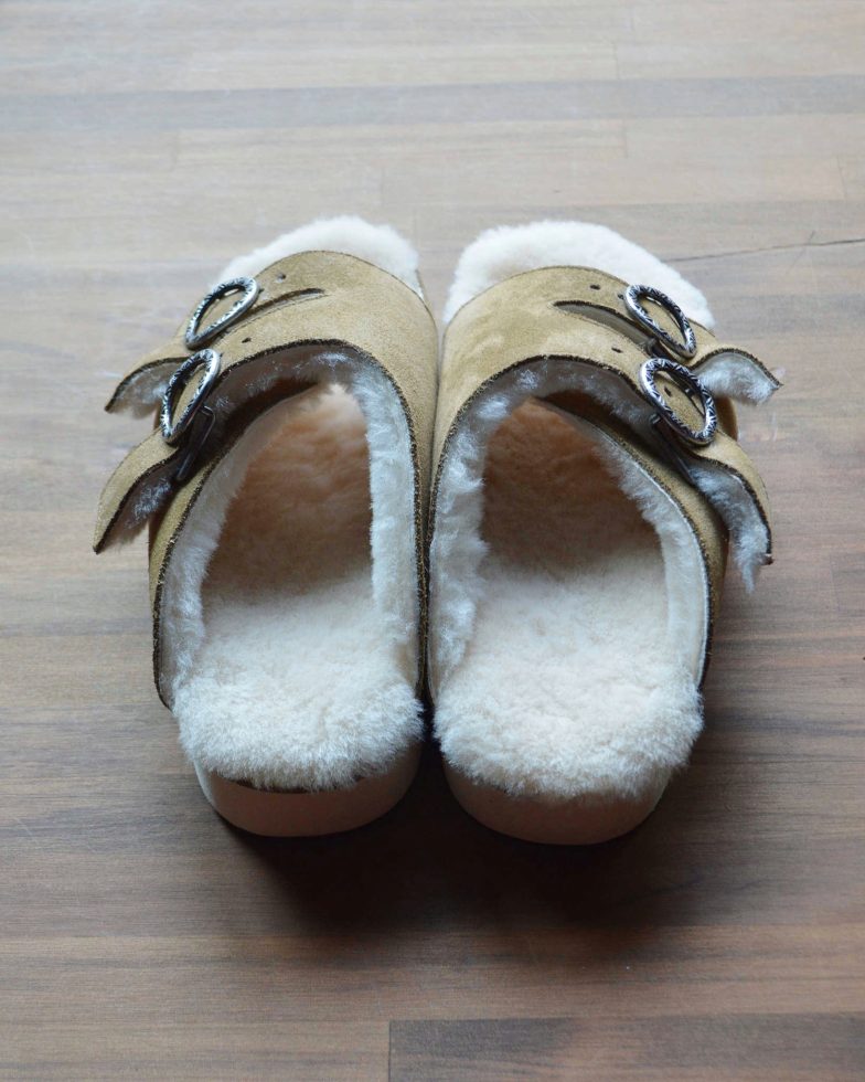 Commodities コモディティーズ / EASY WARM BELTED SLIDE イージーウォームベルテッドスライド (BROWN ブラウン)