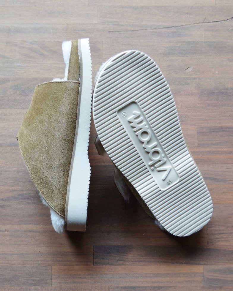 Commodities コモディティーズ / EASY WARM BELTED SLIDE イージーウォームベルテッドスライド (BROWN ブラウン)