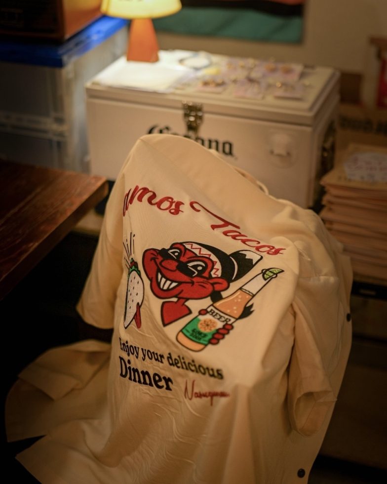 Nasngwam.×VAMOS TACOS ナスングワム バモスタコス / VAMOS SHIRTS バモスシャツ (NATURAL ナチュラル)