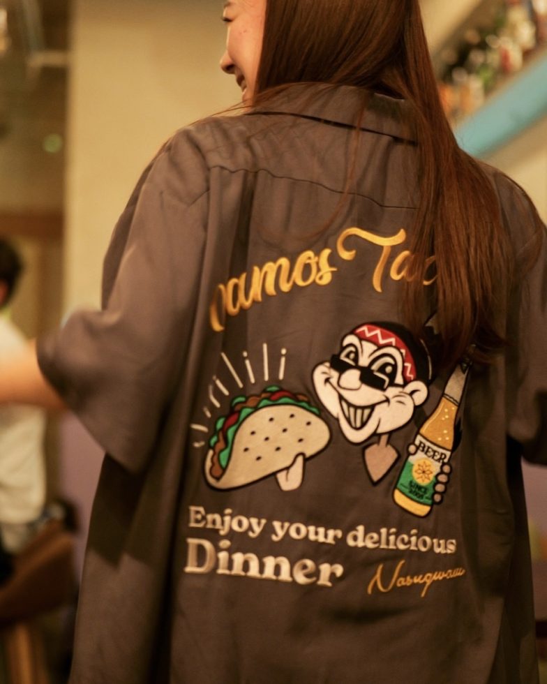 Nasngwam.×VAMOS TACOS ナスングワム バモスタコス / VAMOS SHIRTS バモスシャツ (CHARCOAL チャコール)