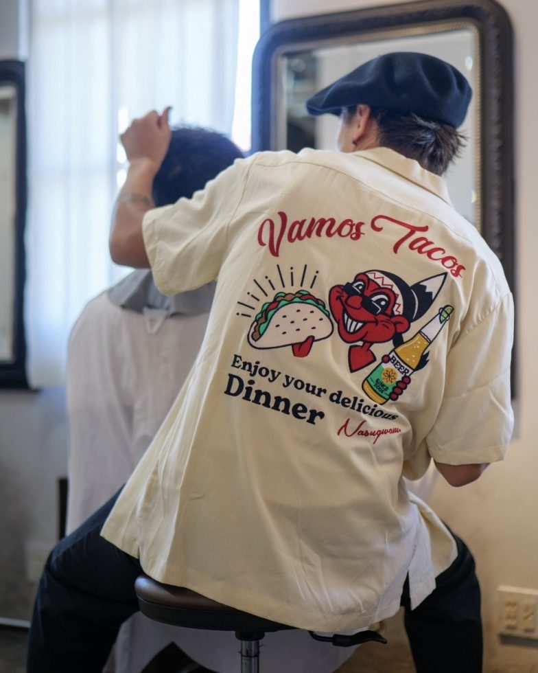 Nasngwam.×VAMOS TACOS ナスングワム バモスタコス / VAMOS SHIRTS バモスシャツ (NATURAL ナチュラル)