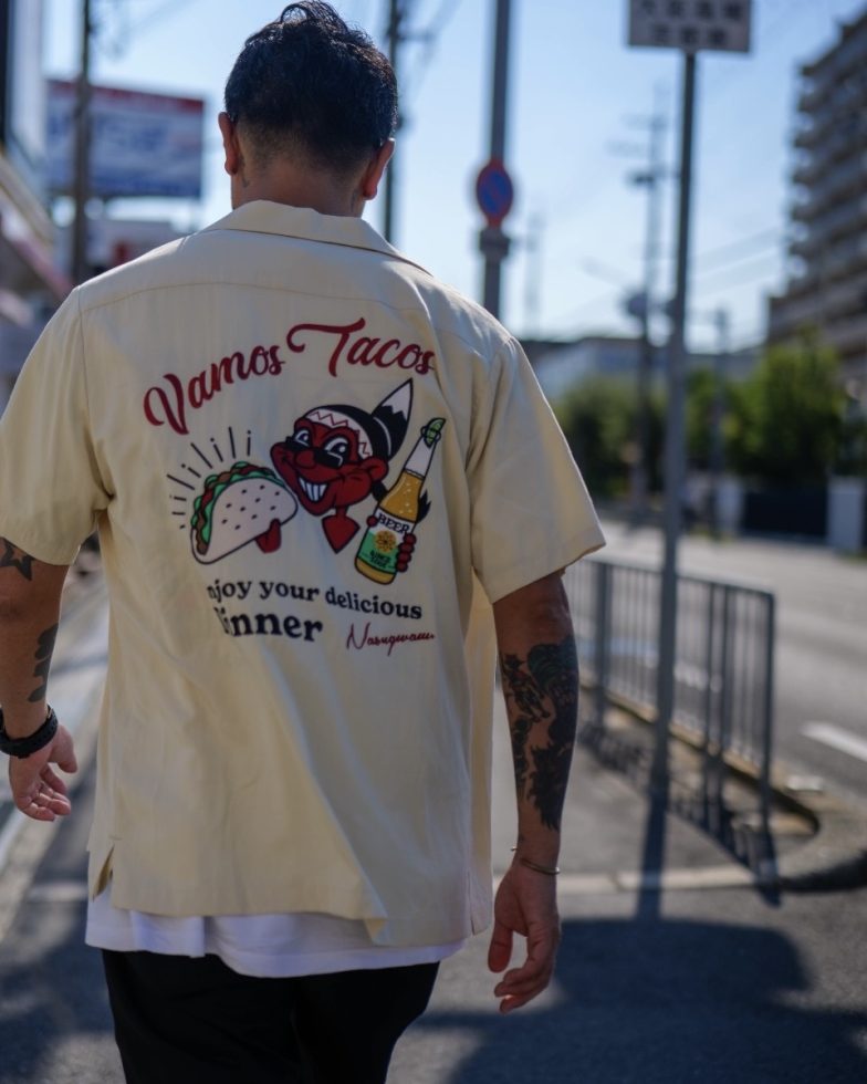 Nasngwam.×VAMOS TACOS ナスングワム バモスタコス / VAMOS SHIRTS バモスシャツ (NATURAL ナチュラル)