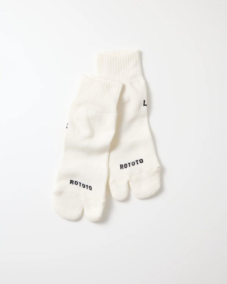 ROTOTO ロトト / WASHI TABI PILE ANKLE SOCKS ワシタビパイルソックス
