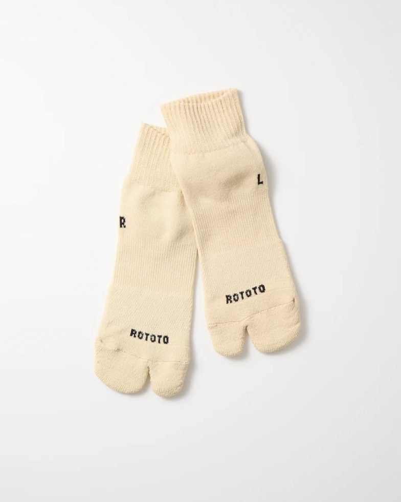 ROTOTO ロトト / WASHI TABI PILE ANKLE SOCKS ワシタビパイルソックス