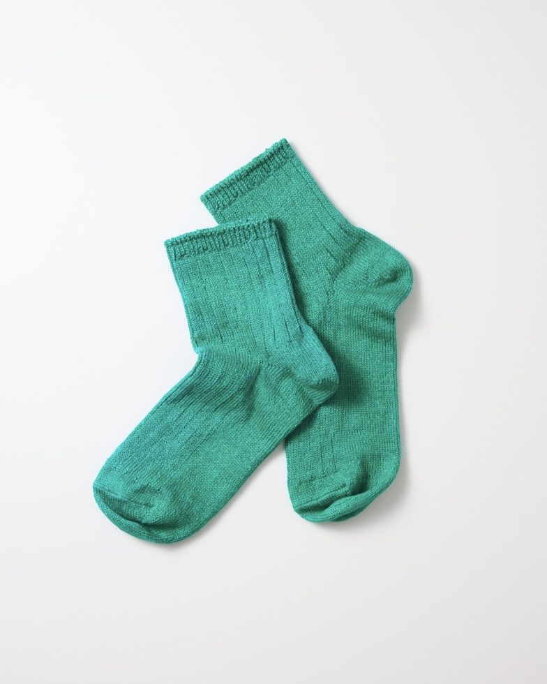 ROTOTO ロトト / LINEN COTTON RIBBED ANKLE SOCKS リネンリブドアンクルソックス