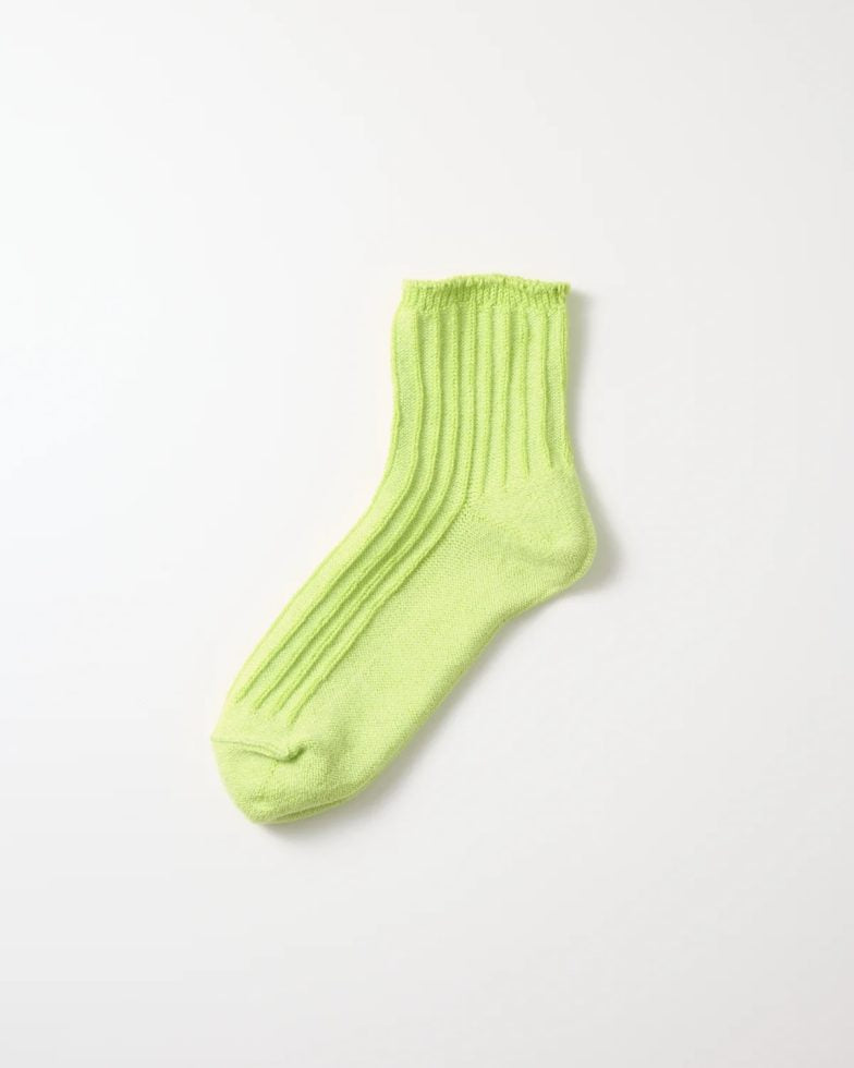 ROTOTO ロトト / LINEN COTTON RIBBED ANKLE SOCKS リネンリブドアンクルソックス