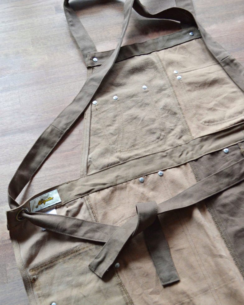 Nasngwam.×米屋ながはら ナスングワム / FACTORY APRON ファクトリーエプロン (BROWN ブラウン)