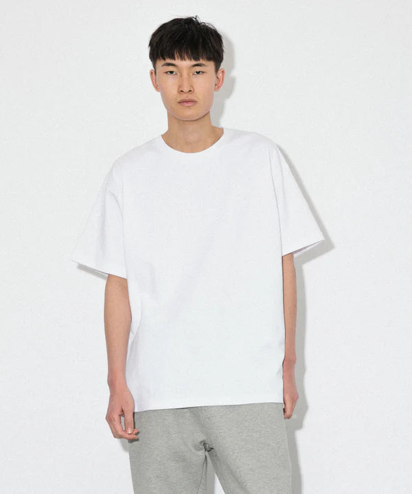 Knuu ヌウ / Heavy Crewneck T-Shirt ヘビークルーネックティーシャツ (WHITE ホワイト)