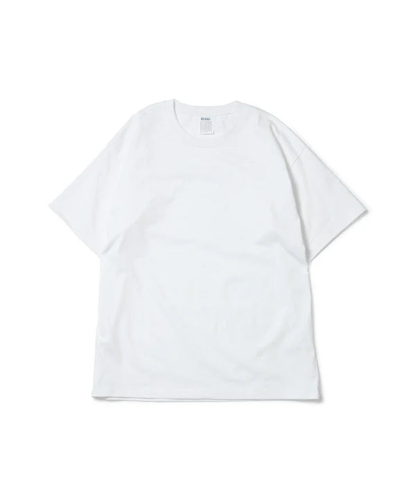 Knuu ヌウ / Heavy Crewneck T-Shirt ヘビークルーネックティーシャツ (WHITE ホワイト)