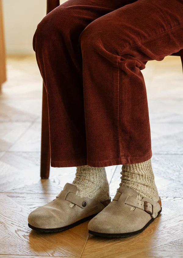 ROTOTO ロトト / RECYCLED COTTON MARL SOCKS リサイクルコットンマールソックス