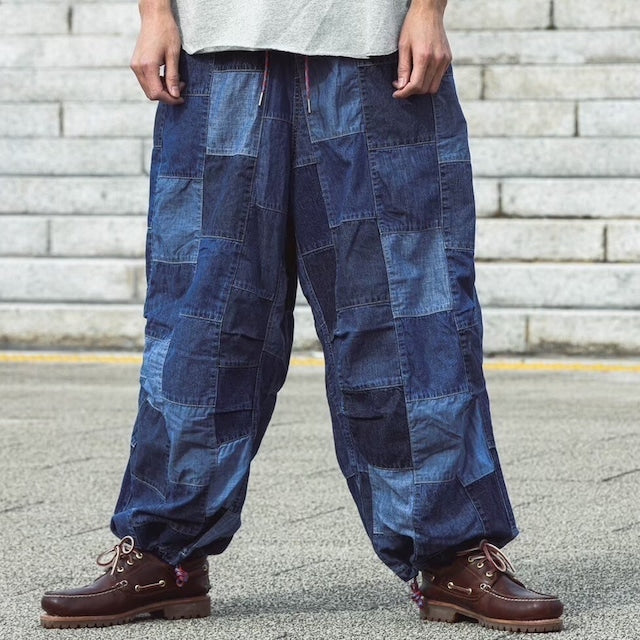 IMPRESTORE インプレストア / Jimmy-L.O.D.PATCHWORK | Easy Trousers イージートラウザーズ (DENIM PATCHWORK デニムパッチワーク)