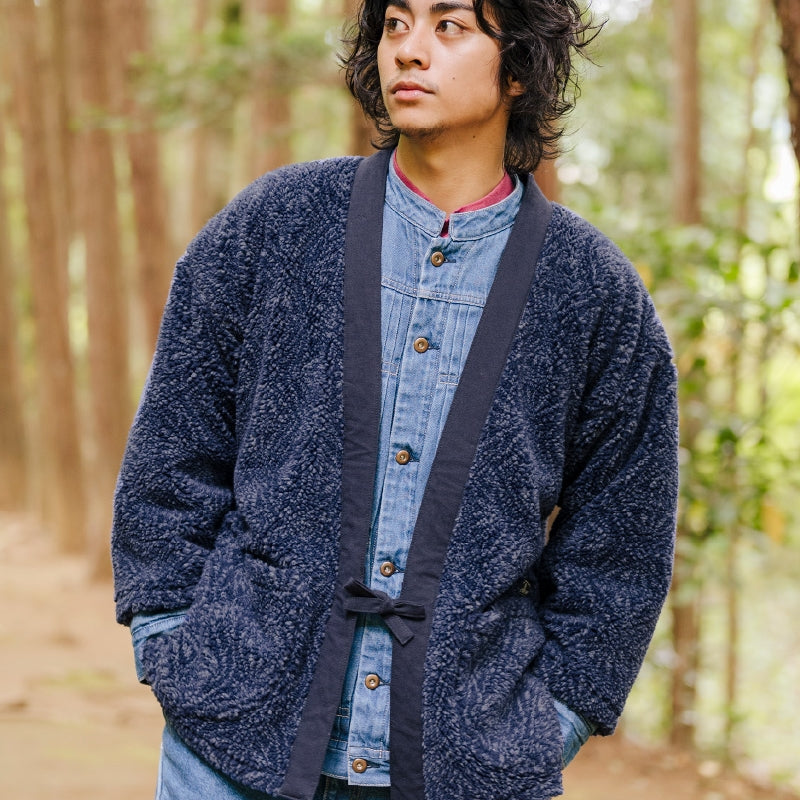 GOHEMP ゴーヘンプ / HAORI JACKET ハオリジャケット (NAVY ネイビー)