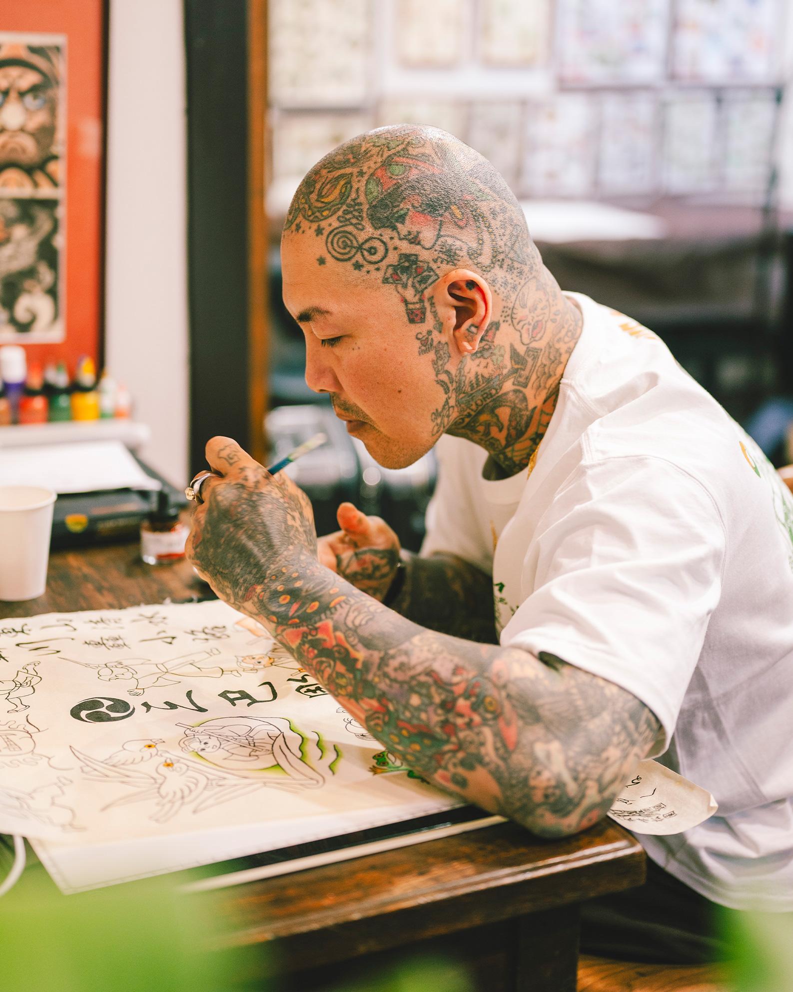 HAVE A GRATEFUL DAY ハブアグレイトフルデイ / YH×HGD T-SHIRT -LADY BUG レディバグ (WHITE ホワイト)