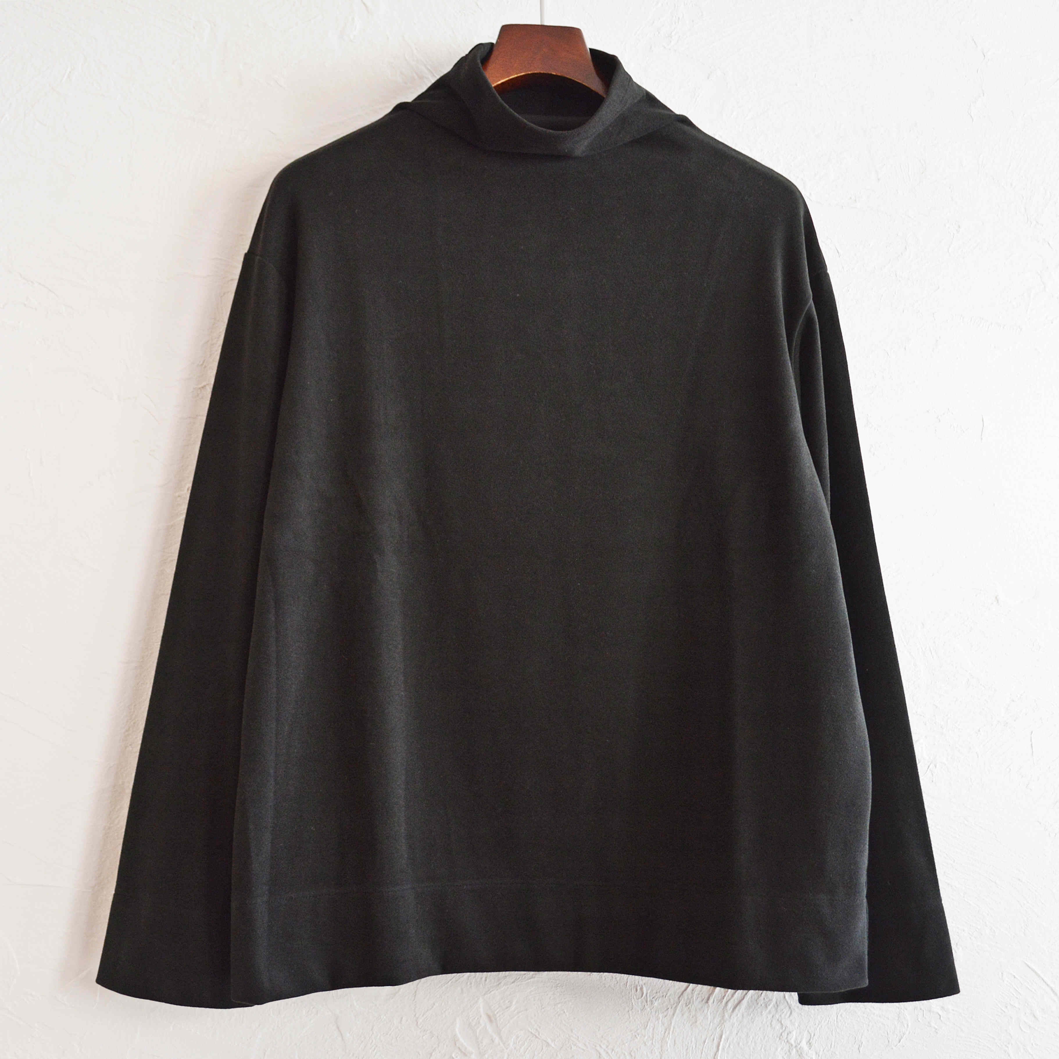 LAMOND ラモンド / LOUNGE SUEDE HIGH NECK ラウンジスエードハイネック (BLACK ブラック)