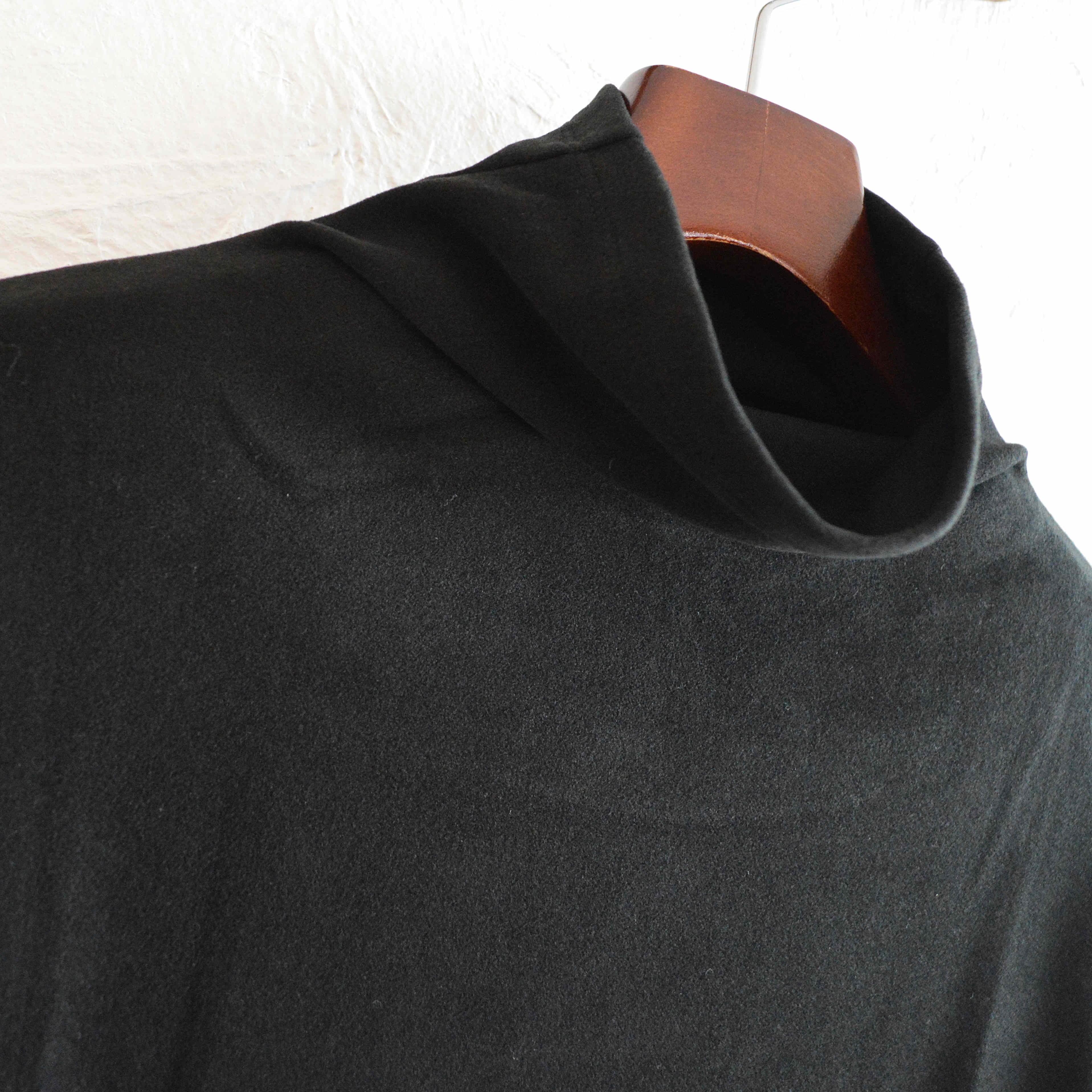 LAMOND ラモンド / LOUNGE SUEDE HIGH NECK ラウンジスエードハイネック (BLACK ブラック)