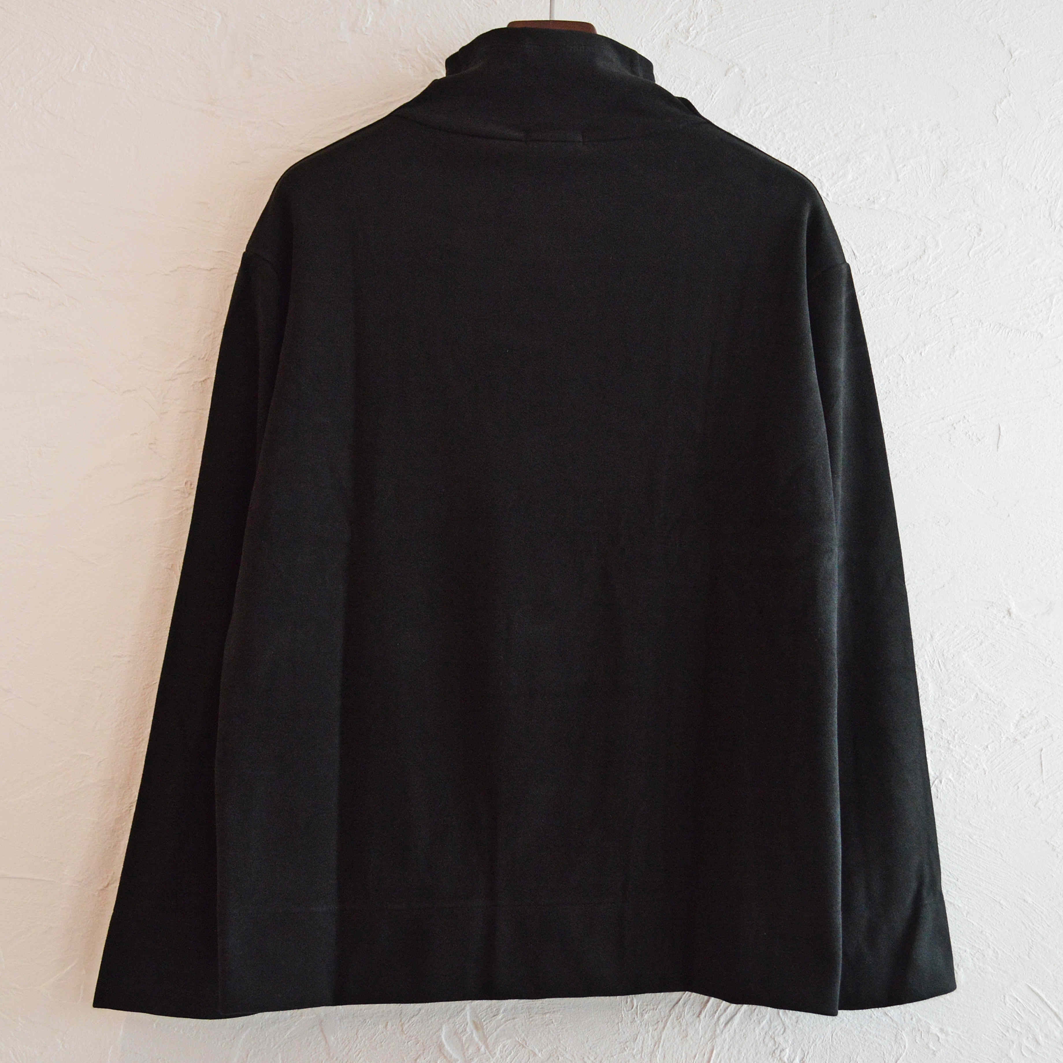 LAMOND ラモンド / LOUNGE SUEDE HIGH NECK ラウンジスエードハイネック (BLACK ブラック)
