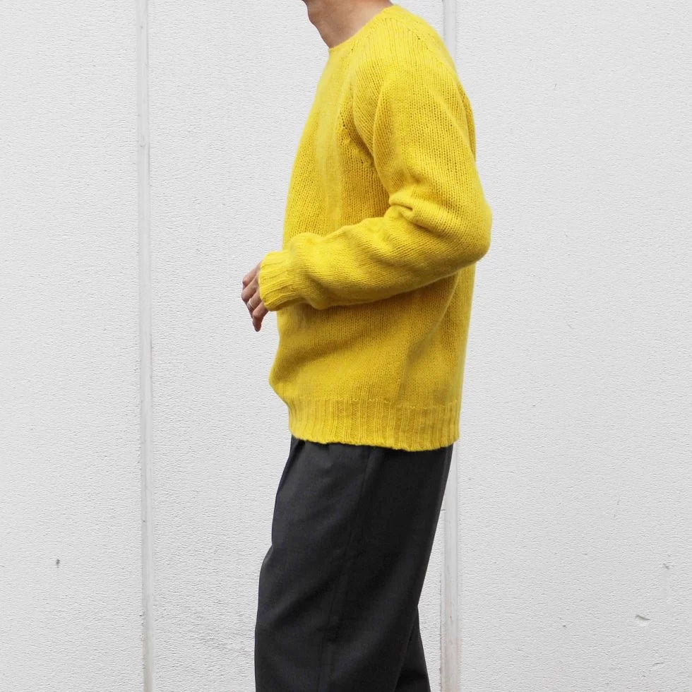 NOR’EASTERLY ノア イースターリー / 2PLY RAGLAN CREW クルーネックニット (GORSE FLOWER)