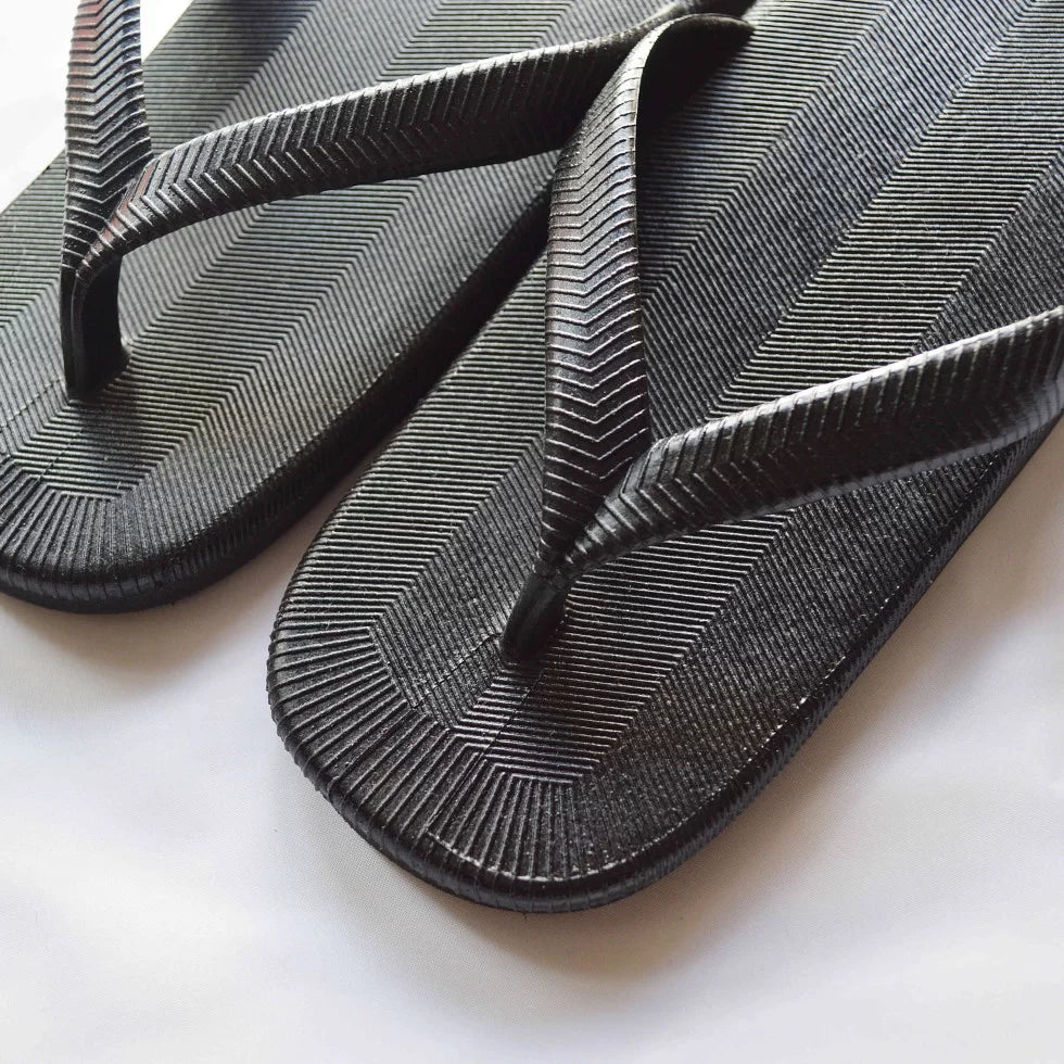 V.I.C ブイアイシー / classic rubber sandal クラシックラバーサンダル (BLACK ブラック)