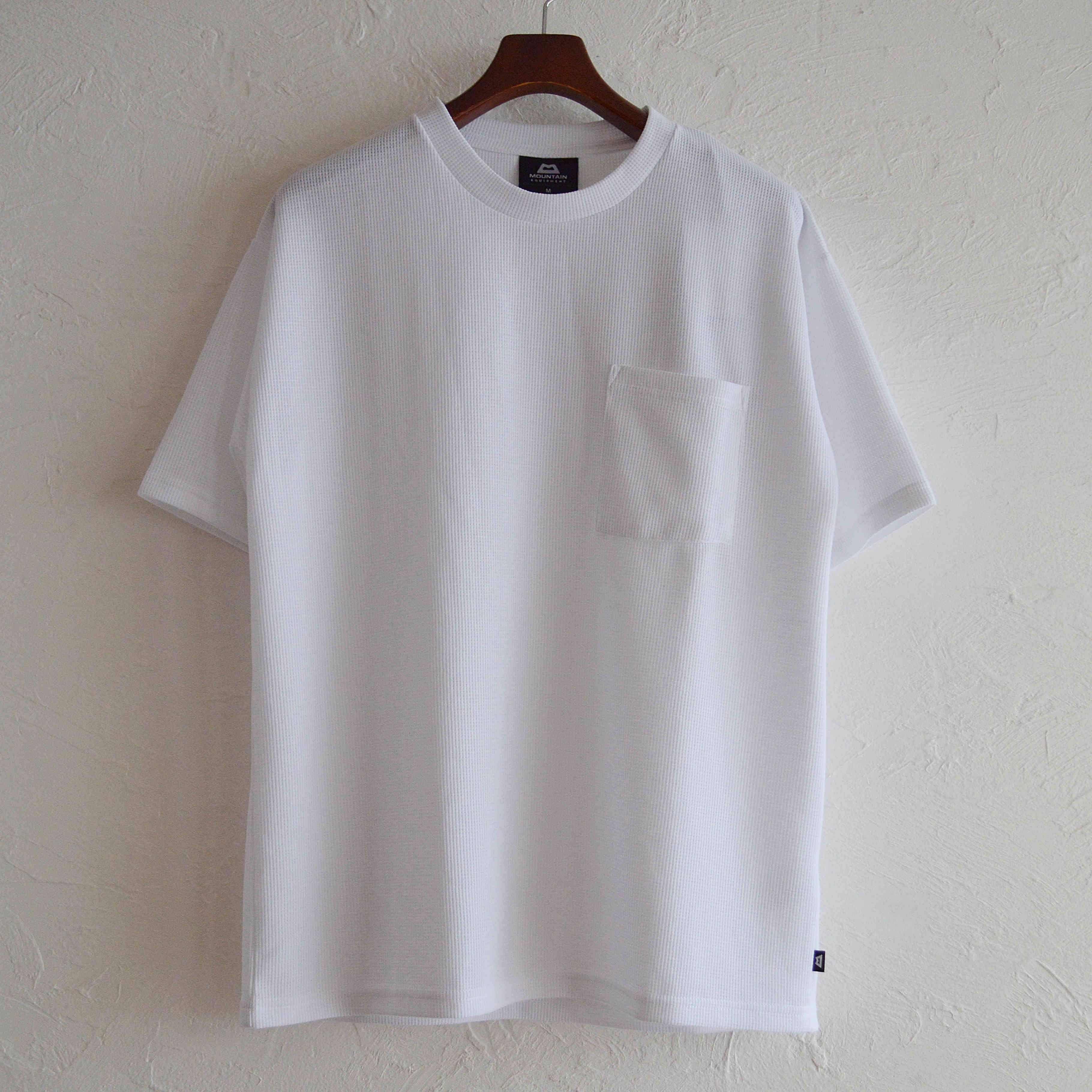 MOUNTAIN EQUIPMENT / QD ECO WAFFLE POCKET TEE (WHITE)