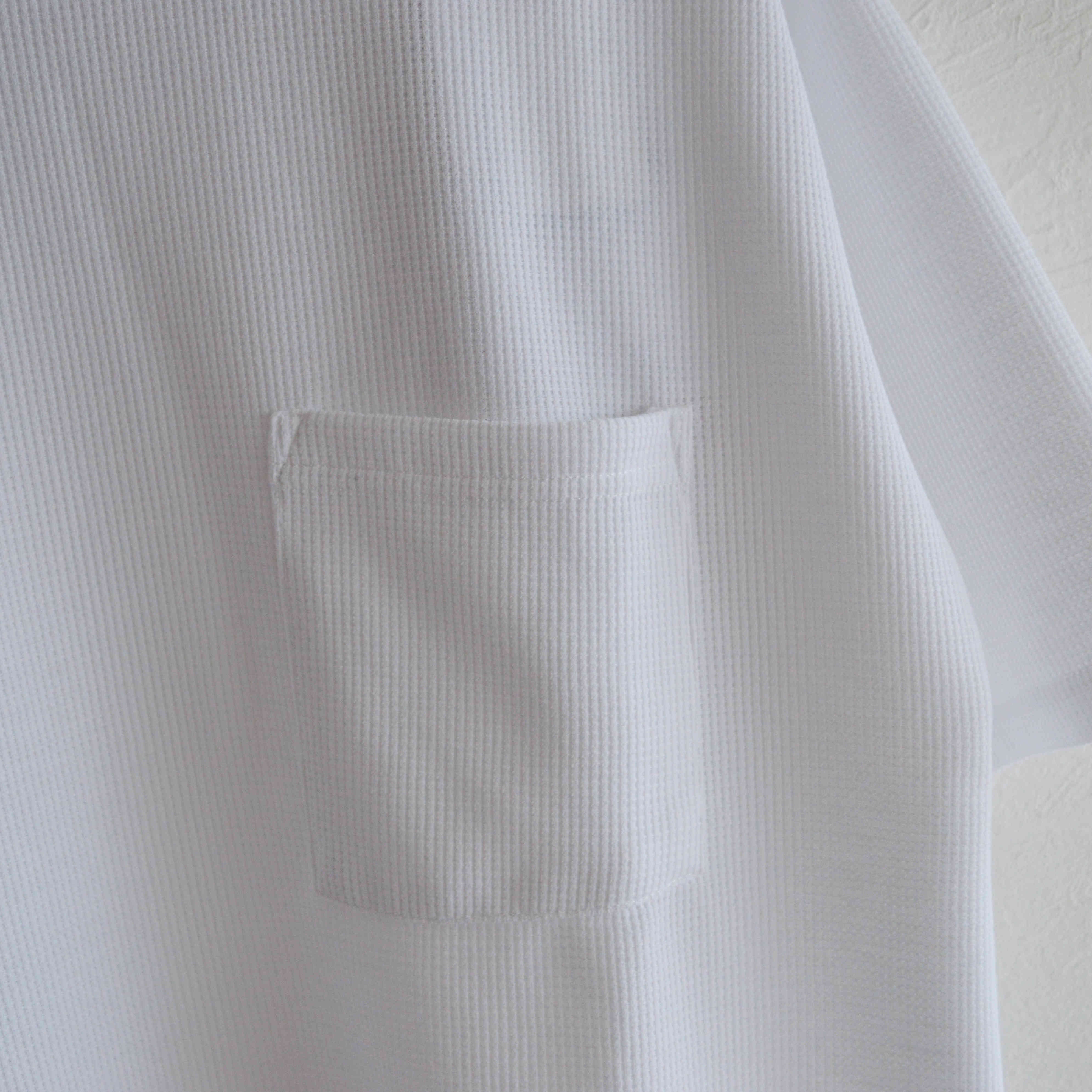 MOUNTAIN EQUIPMENT / QD ECO WAFFLE POCKET TEE (WHITE)